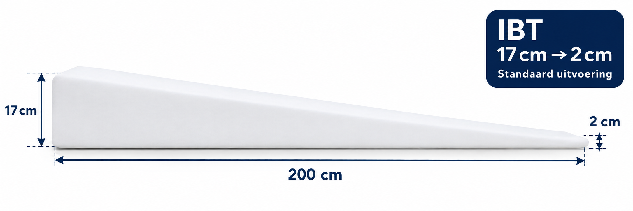 Inclined bed Therapy / Hellend slapen bij MVDS - 15 cm