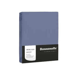 Bonnanotte hoeslaken jersey 180 grams met elastan - Demin Blauw