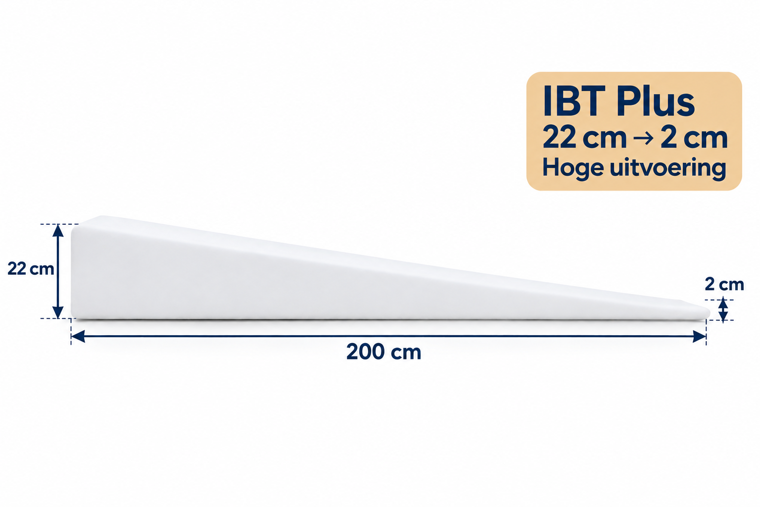 Inclined bed Therapy / Hellend slapen bij MVDS - 20 cm