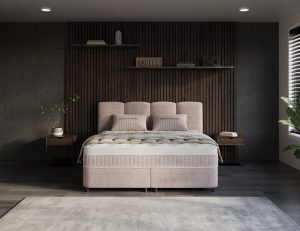 Opbergboxspring Taupe Allure - leverbaar in 140 – 160 – 180 x 200 cm incl. matras