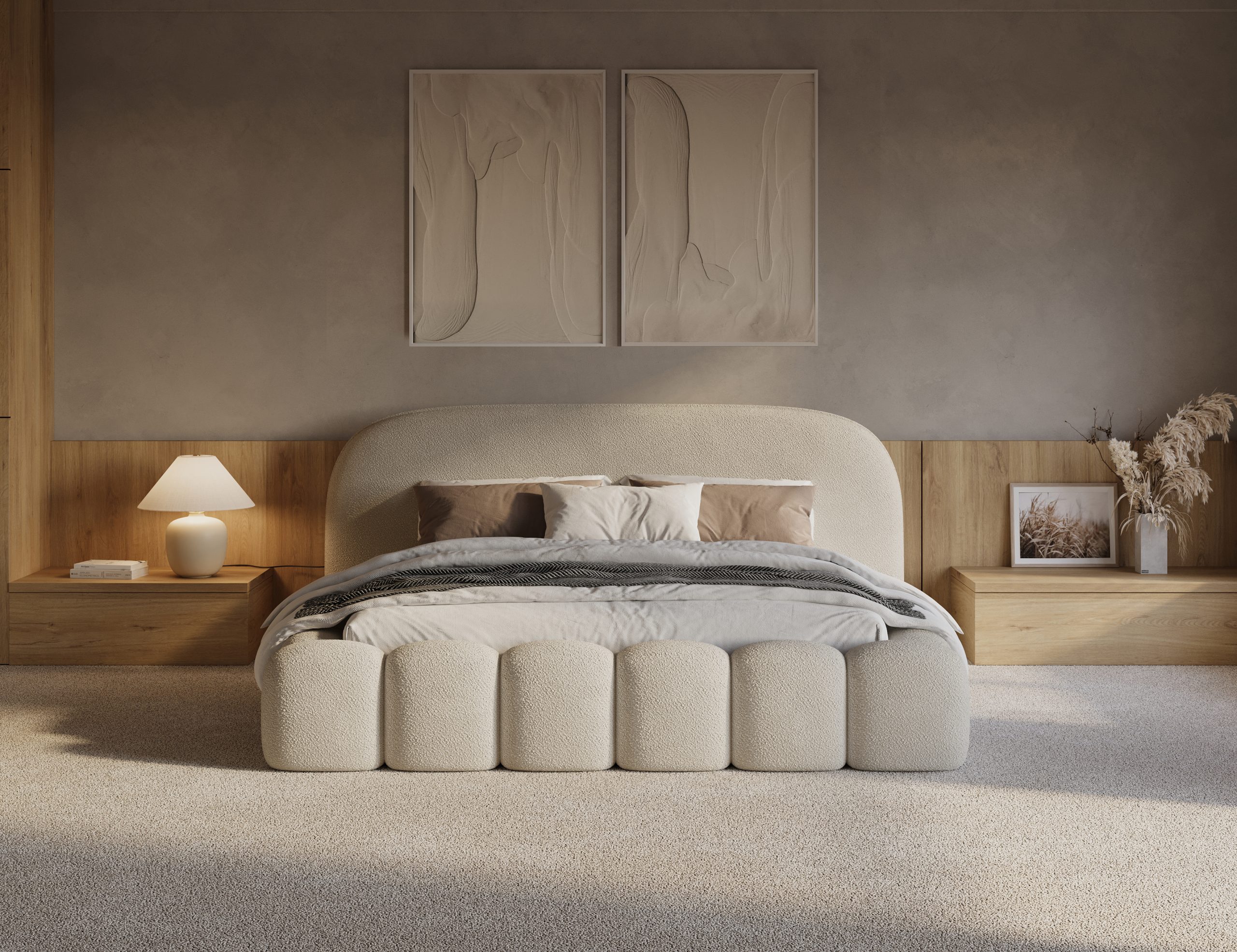 Adore Signature Bed met opbergruimte beige incl. matras Leverbaar in 160x200 en 180x200