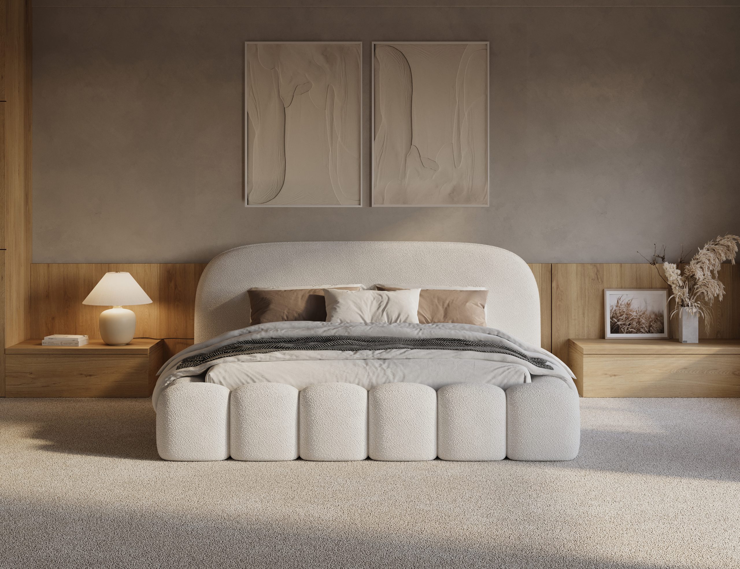 Adore Signature Bed met opbergruimte off white incl. matras Leverbaar in 160x200 en 180x200