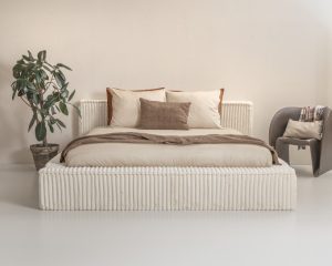 Adore bed met Opbergruimte Melody Beige excl. matras - Leverbaar in 140-160-180×200