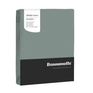 Bonnanotte hoeslaken jersey 260 grams met elastan - groen