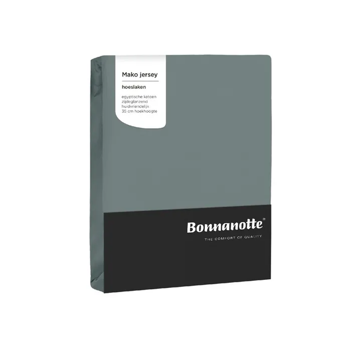 Bonnanotte hoeslaken Mako jersey groen