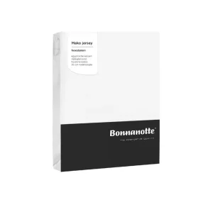 Bonnanotte hoeslaken Mako jersey Wit